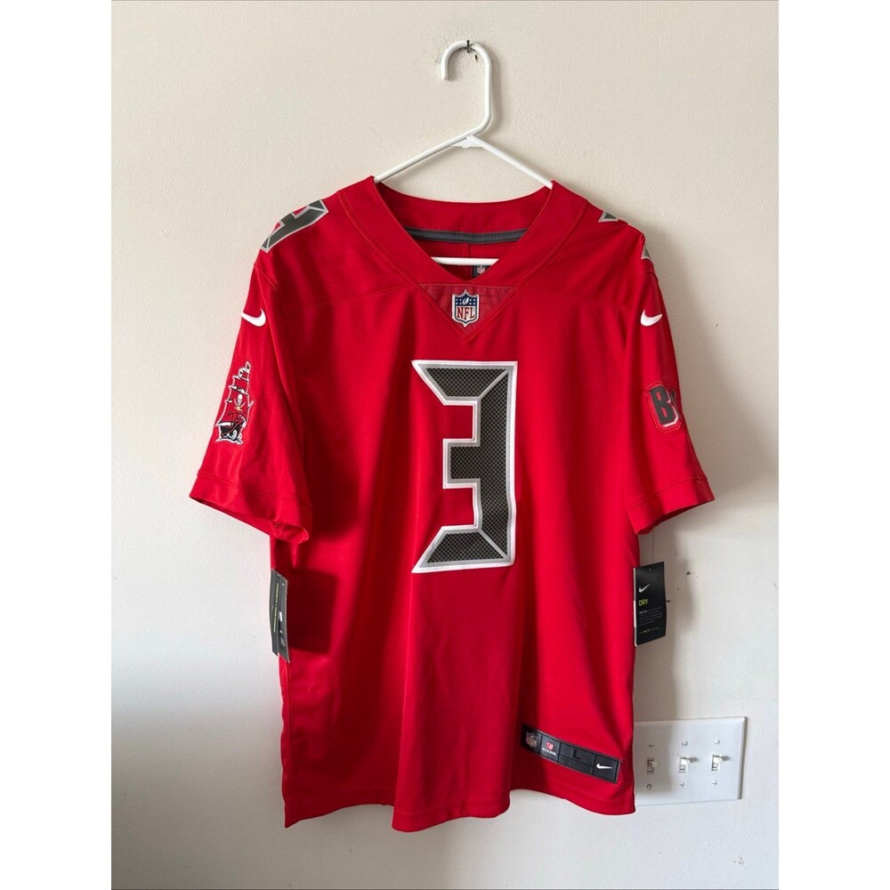 Men's Nike Jameis Winston #3 TB Buccaneers Vapor Lmtd Color Rush Sz L - NWT RARE